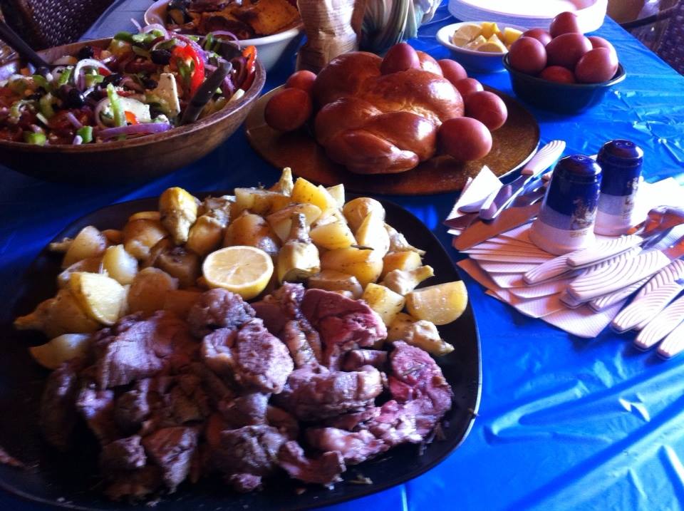 Greek Easter spread