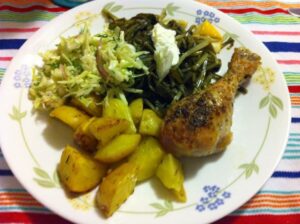 Katie’s Greek chicken (Chicken ala Wonder Woman)!